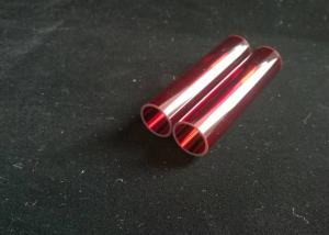 Quality Ruby Quartz Glass Tube / Fused Quartz Tube 19mm Outside Diameter Type wholesale