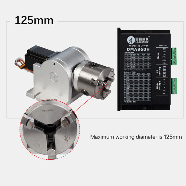 Cnc Rotary Axis Attachment For Laser Machine