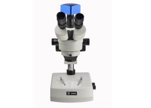 China Lab Stereo Optical Microscope Trinocular Stereo Zoom Microscope With Digital Camera on sale