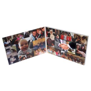 Speaker Automtic Invitation LCD Video Greeting Card 2W For Company Introduction