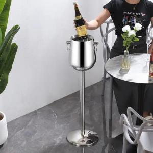 Quality French Style Champagne Holder Stand Stainless Standing Champagne Bucket wholesale