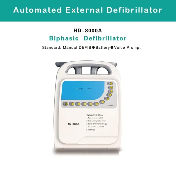 St-A8000A Aed Machine Cardiac Defibrillator Automatic External Biphasic Defibrillator for Adult/Pediatric