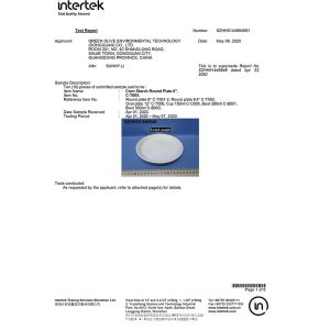 Green Olive Environmental Technology Co., Ltd. Certifications