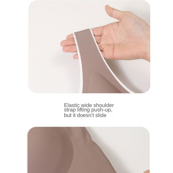 New design hot sale dropshipping cheapest One Piece wireless Push Up young sexy girls seamless ladies Bra women sports bra vest