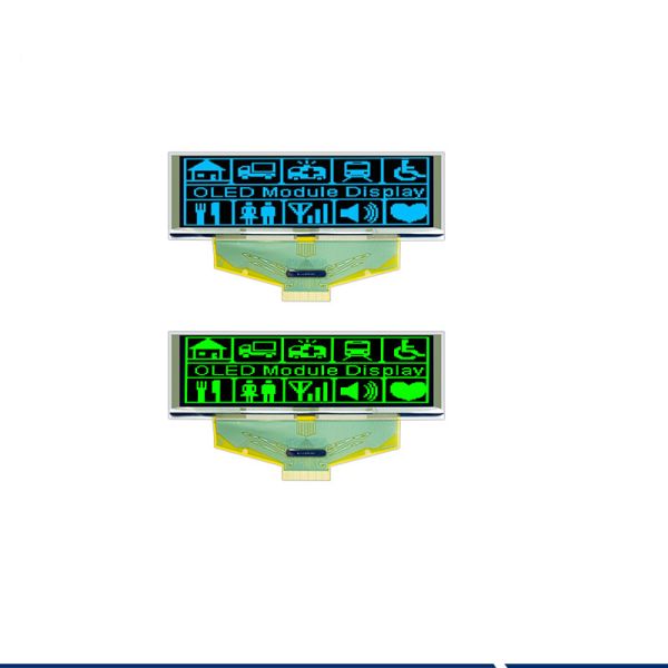 3.12 inch blue/yellow/white/green PMOLED display 256*64 dots 4-wire SPI interface driving IC SSD1322