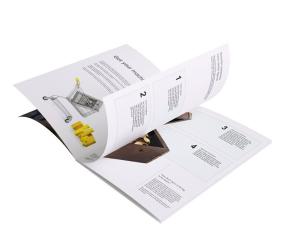 China RoHS CMYK Paper Folding Instructions , PGAA Manual Instruction Booklet Printing on sale