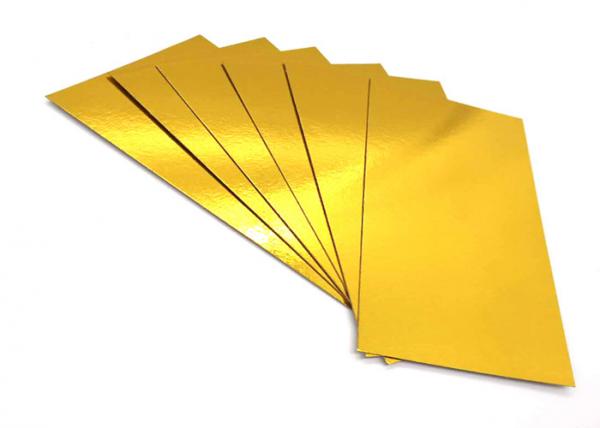 Cheap Grey Back Cake Boards Metalized Shiny Laminated Gold Foil Paper for sale