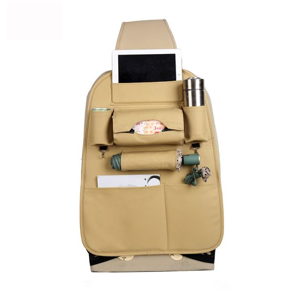 Multi Pocket Car Pocket Organizer , Durable Back Seat Storage Organizer