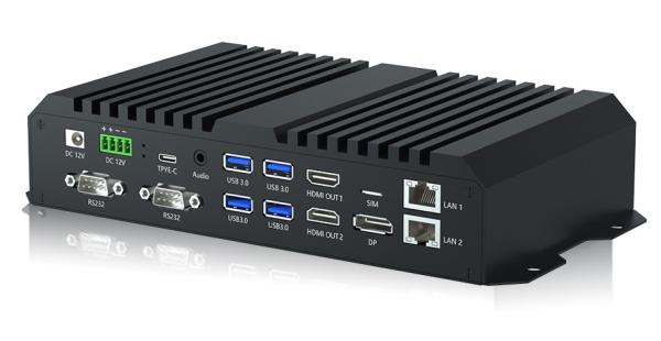 RK3588 Octa Core Edge Computing Device Media Player With Dual Gigabit Ethernet