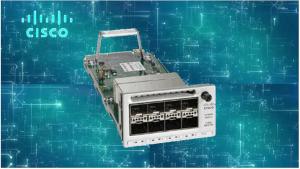 Quality Silver Color Router Switch Module With Eight 10G SFP+ Module Slots C9300-NM-8X wholesale