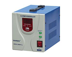 Digital AC Video Relay Type Stabilizer , Automatic Voltage Stabilizer Single Phase 2000VA
