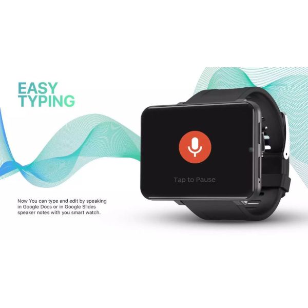 Smartwatch 4G with 3GB ROM + 32GB RAM WiFi GPS Heart Rate Sleeping Monitor for Ios Android with Big Screen