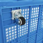 Plastic Stackable Nestable Crates OEM Eco Friendly Strong Loading Capacity