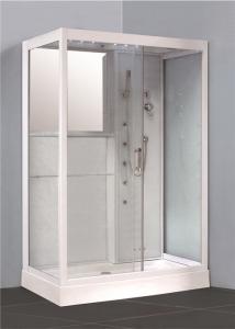 China Large Rectangular Walk In Shower Enclosures Stand Alone Shower Units With Steam Systems on sale