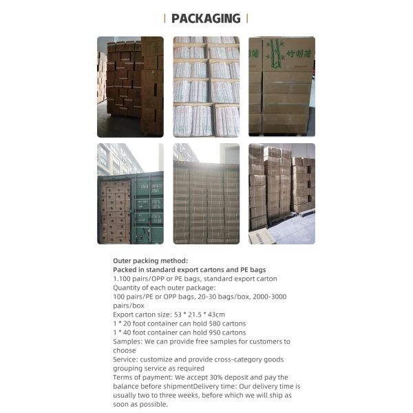 Modern Design Disposable Sushi Rikyu Chopsticks Eco-friendly with Personal Logo and Design Packaging Included