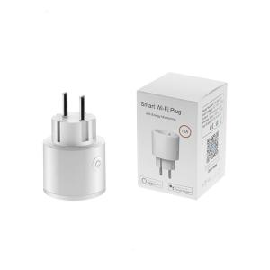 China AC 100-250V EU Smart Plug Timer Socket Wifi Energy Monitoring 16A With Alexa on sale