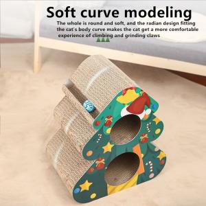 Quality Odm Christmas Tree Cat Scratch Board Pet Chew Toys wholesale
