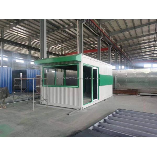 40 FT Expandable Steel Prefabricated House for Customizable Mobile Container Store Wall 50/75/100mm Wave Sandwich Panel