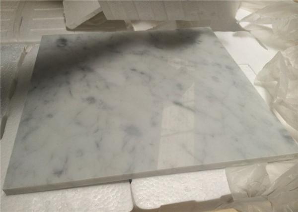 Cheap White Natural Stone Tiles Italian Polished Carrara White Marble Floor Tiles for sale