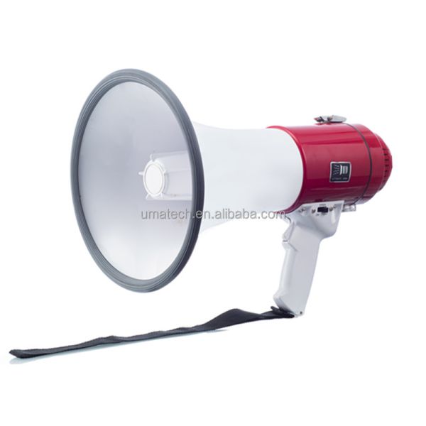 Professional 45W Handheld Exhaust Siren BT Megaphone with Recording Voice Control NO