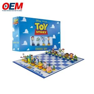 Customized plastic character figure table toys risk/chess/educational/business