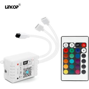 Quality 24key Wifi Smart App Control Led Lighting Controller For Rgb Led Light Strip wholesale