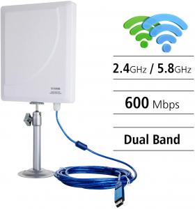 Quality 5GHz Dual Band Outdoor Wifi Antenna , FCC Wifi Network Booster Antenna wholesale