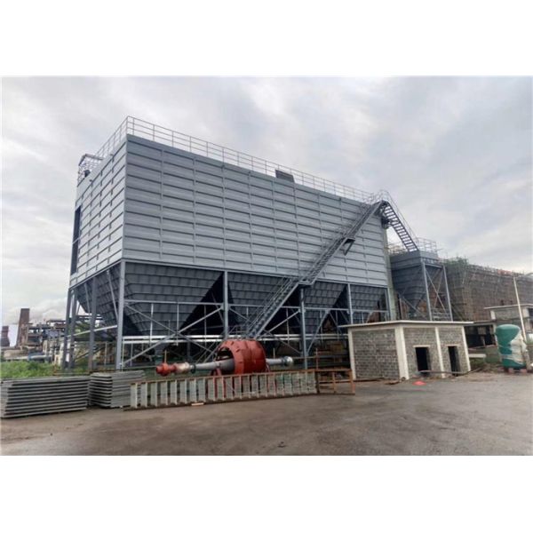 Manual Cartridge Filter 372m2 Pulse Bag Type Dust Collector Union With Internal Fan