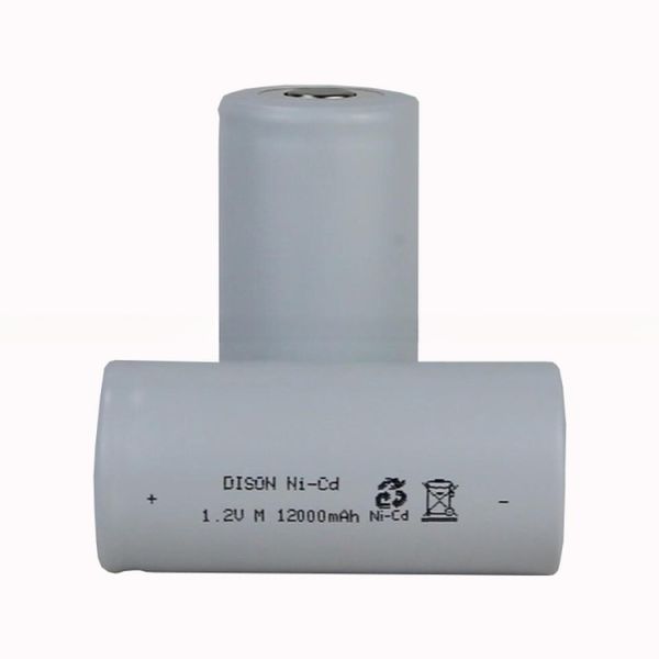 Low Temperature -40°C Rechargeable NiCd Battery Cell 1.2v 10ah With Long Cycle Life