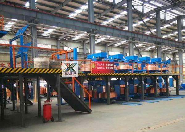 Cheap Upwards Continuous Casting Machine  Vertical Die Casting Machine  For Oxygen Free Copper Rod for sale