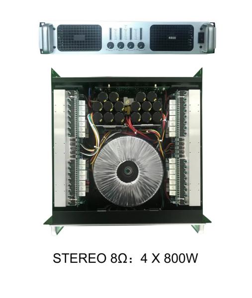 Cheap Versatile 4 Channel Power Amplifier with Stereo Bridged and Parallel Output Modes for sale