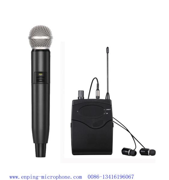 MT-100R&MT-100T handheld tour guide system wireless microphone FIXED frequency