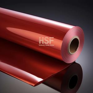 Quality 36um Red Anti Static Film Translucent PET Polymer Film For ESD Sensitive Product Packaging wholesale