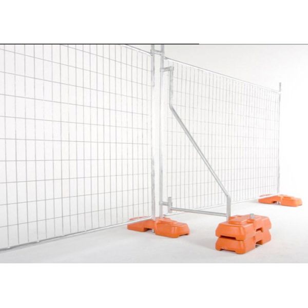 Galvanised Outdoor Temporary Fence Panels For 3mm / 4mm Wire Dia