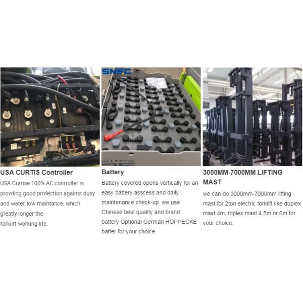 FB15 Electric Forklift Truck 1500kg Electric Counterbalance Truck