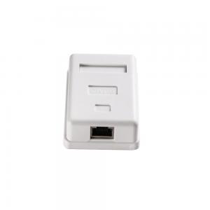 Quality Affordable Plastic Cat6 1port FTP RJ45 Surface Mount Box with Inner Conductor Tc wholesale