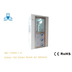 Buy cheap Powder Coated Cleanroom Air Shower , Dust Free Room With Single Leaf Swing Doors from wholesalers