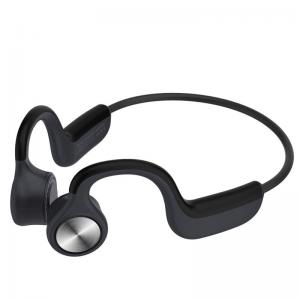 Quality rubber design earphone bone conduction headphone wireless bluetooth headset with foam ear plugs wholesale