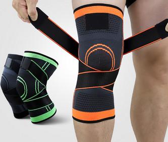 Cheap Nylon Ppe Knee Pads With Strap High Elastic Knee Support Indoor Exercise for sale