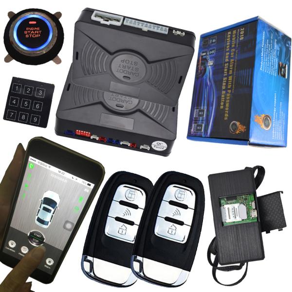 Cheap Automotive Alarm Engine Start Stop System With Mobile App Control Gps Real Time Tracker for sale