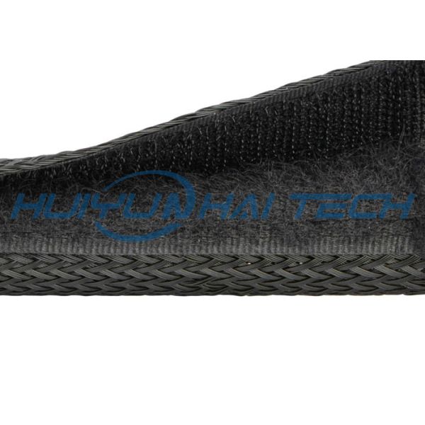 Expandable Velcro Cable Sleeve Fray Resistant Clean Cut Halogen Free