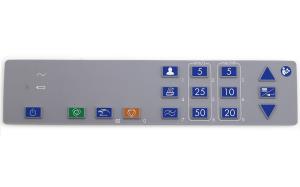 Quality High Quality Medical Infusion Pumps Silicone Rubber Keypad with -40- 85°C Temperature Range (LTRK0223) wholesale