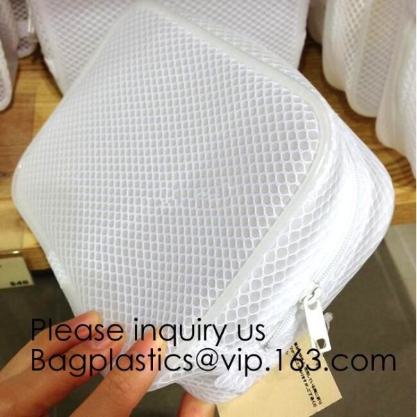 Compact Multi-purpose Handbag-style Transparent Glitter Cosmetic Pouch with Zipper Pocket on the Back, bagease, bagplast