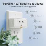 Tuya Smart WiFi Socket 16A Plug with Timing, Power Monitoring, Alexa & Google