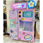 Cotton Candy Vending Machine Robot Making Professional Cotton Candy Machine
