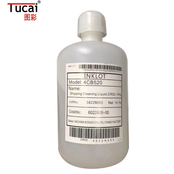 1L Printhead Solvent Ink Cleaning Solution Printer Ink Flush For Printhead Moisturizing