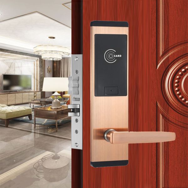 Keyless Entry Hotel Key Card Electronic Smart Door Locks with Free Management Software