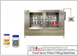 China Linear Mayonnaise Food Sauce Paste Bottle Filling Machine 1-5L Volumetric Piston Filler on sale