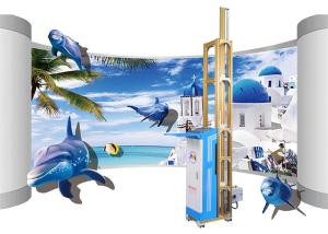 Zkmc Wall 3d Printing Machine Multispeed Adjustable With Picture Texture Lifeful