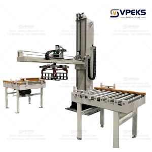 Drum Automatic Palletizer Machine With ABB Pallet Robot